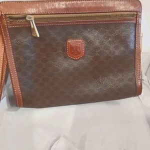 Authentic Celine macadam Triomphe Clutch
